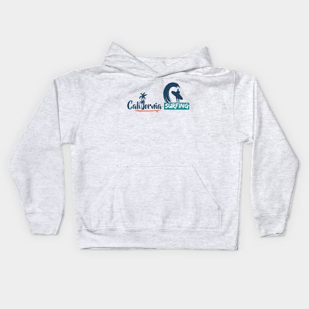 California Surfing Kids Hoodie by Double You Store